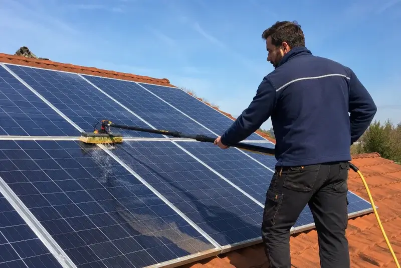 Nettoyage et entretien de panneaux solaires à Rochefort