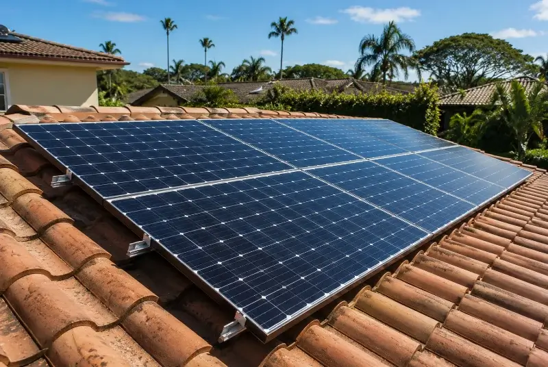 Installation de panneaux solaires à Rochefort